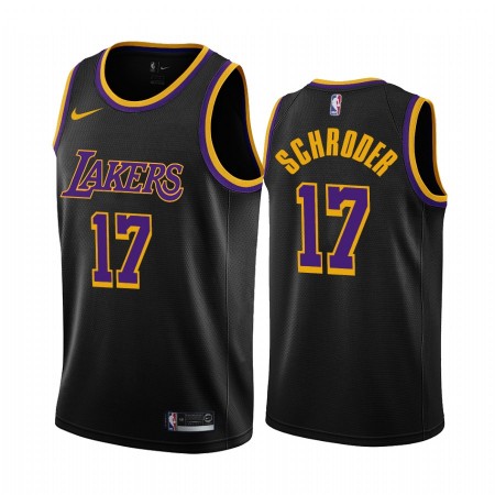 Maglia NBA Los Angeles Lakers Dennis Schroder 17 2020-21 Earned Edition Swingman - Uomo